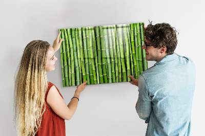 Tablă magnetică Perete de bambus