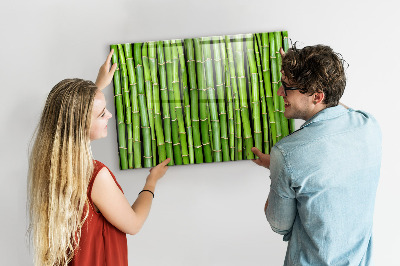 Tablă magnetică Perete de bambus