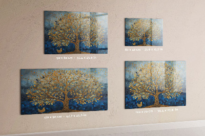 Tablă magnetică pentru perete Copac abstract