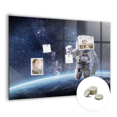Tablă cu magneti pentru copii Astronaut