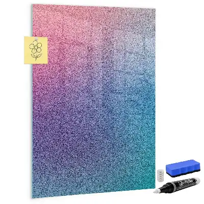 Tablă de desenat magnetică cu model abstracție în gradient