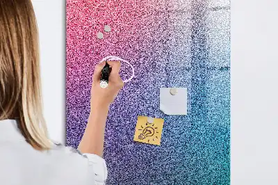 Tablă de desenat magnetică cu model abstracție în gradient