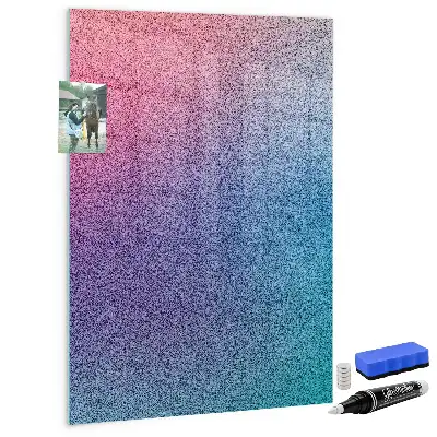 Tablă de desenat magnetică cu model abstracție în gradient