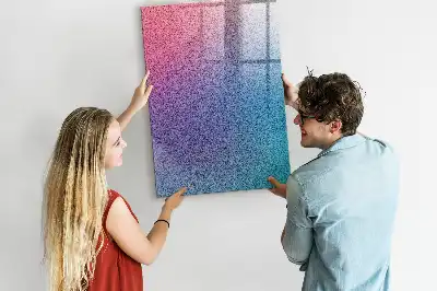 Tablă de desenat magnetică cu model abstracție în gradient