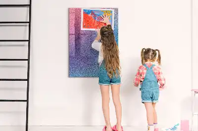 Tablă de desenat magnetică cu model abstracție în gradient