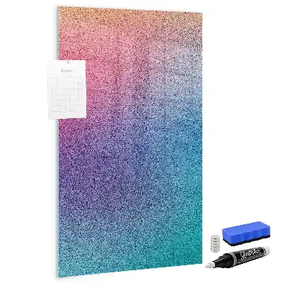 Tablă de desenat magnetică cu model abstracție în gradient
