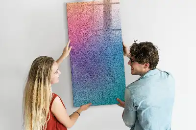 Tablă de desenat magnetică cu model abstracție în gradient