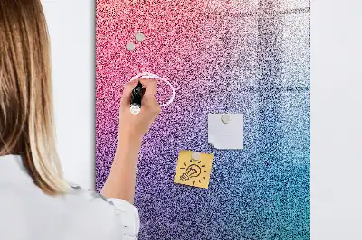 Tablă de desenat magnetică cu model abstracție în gradient