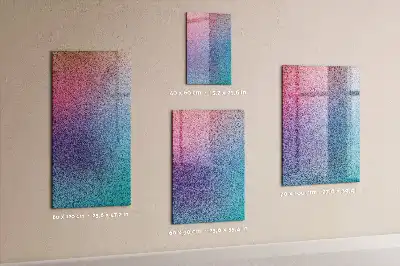 Tablă de desenat magnetică cu model abstracție în gradient