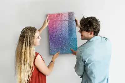 Tablă de desenat magnetică cu model abstracție în gradient