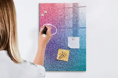 Tablă de desenat magnetică cu model abstracție în gradient