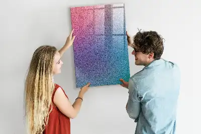 Tablă de desenat magnetică cu model abstracție în gradient