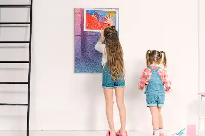 Tablă de desenat magnetică cu model abstracție în gradient