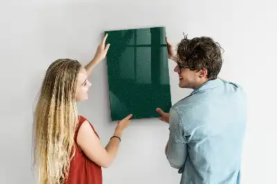 Tablă magnetică pentru scris cu model de frunze liniare