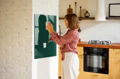 Tablă magnetică pentru scris cu model de frunze liniare