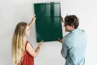 Tablă magnetică pentru scris cu model de frunze liniare