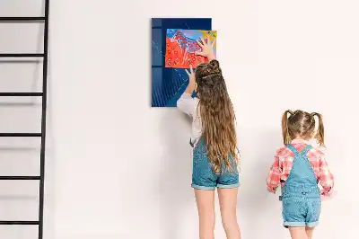 Tablă de desenat magnetică cu model decorativ