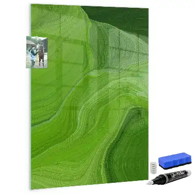 Tablă magnetică pentru scris model cu abstracție de valuri