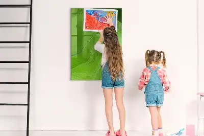 Tablă magnetică pentru scris model cu abstracție de valuri