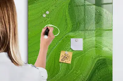 Tablă magnetică pentru scris model cu abstracție de valuri