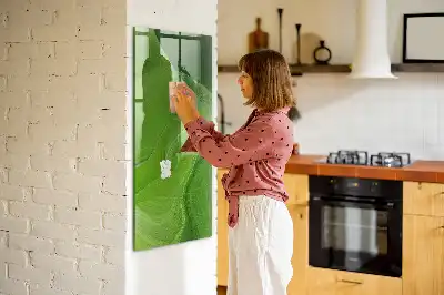 Tablă magnetică pentru scris model cu abstracție de valuri