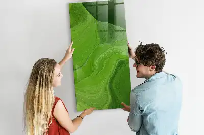 Tablă magnetică pentru scris model cu abstracție de valuri
