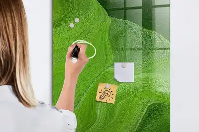 Tablă magnetică pentru scris model cu abstracție de valuri