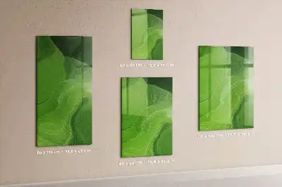 Tablă magnetică pentru scris model cu abstracție de valuri