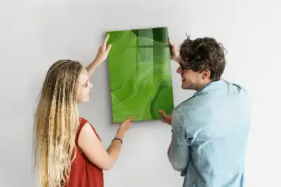 Tablă magnetică pentru scris model cu abstracție de valuri