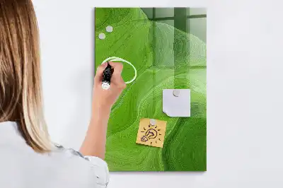 Tablă magnetică pentru scris model cu abstracție de valuri
