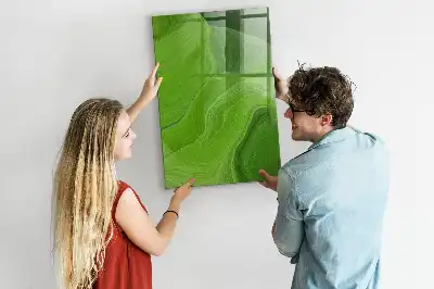 Tablă magnetică pentru scris model cu abstracție de valuri