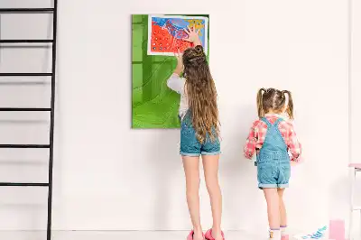 Tablă magnetică pentru scris model cu abstracție de valuri