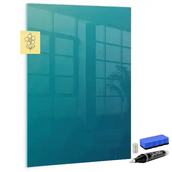 Tablă magnetică de desenat model cu abstracție geometrică