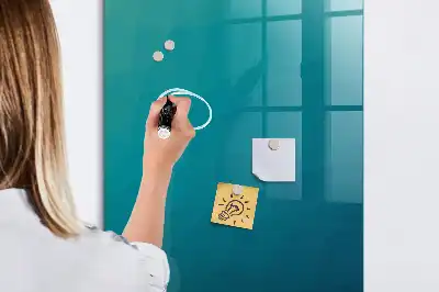 Tablă magnetică de desenat model cu abstracție geometrică