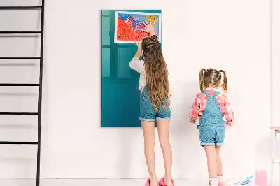 Tablă magnetică de desenat model cu abstracție geometrică