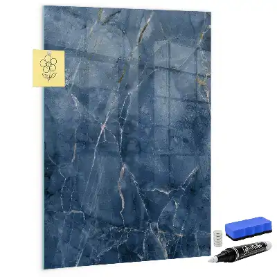 Tablă magnetică de desenat cu model de marmură decorativă