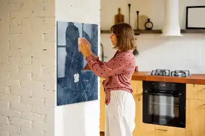 Tablă magnetică de desenat cu model de marmură decorativă