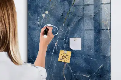 Tablă magnetică de desenat cu model de marmură decorativă