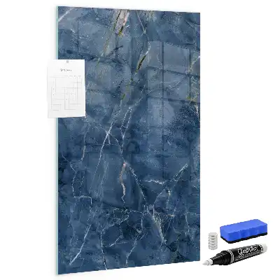 Tablă magnetică de desenat cu model de marmură decorativă