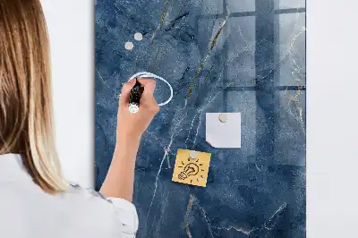 Tablă magnetică de desenat cu model de marmură decorativă