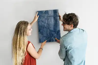Tablă magnetică de desenat cu model de marmură decorativă