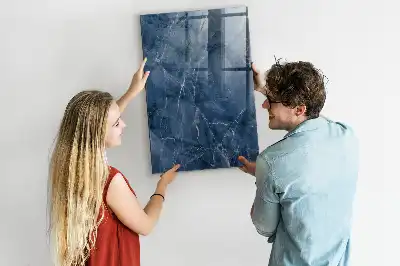 Tablă magnetică de desenat cu model de marmură decorativă