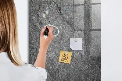 Tablă magnetică pentru scris cu textură de rocă