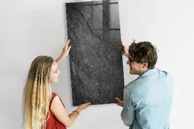 Tablă magnetică pentru scris cu textură de rocă