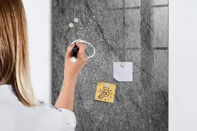 Tablă magnetică pentru scris cu textură de rocă