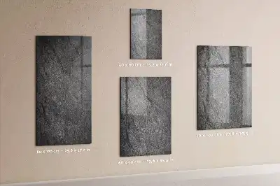 Tablă magnetică pentru scris cu textură de rocă