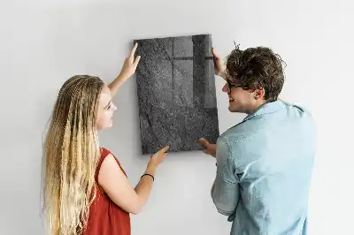 Tablă magnetică pentru scris cu textură de rocă