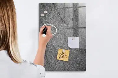 Tablă magnetică pentru scris cu textură de rocă
