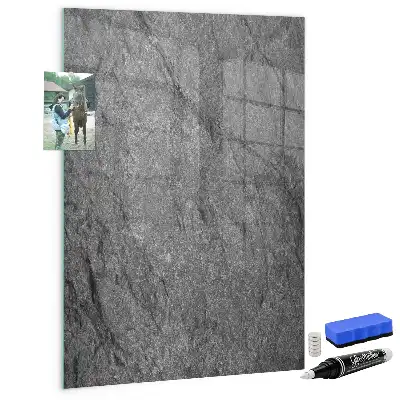 Tablă magnetică pentru scris cu textură de rocă