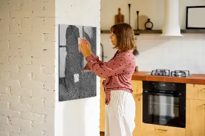 Tablă magnetică pentru scris cu textură de rocă